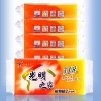 [买8赠2]超大块肥皂318g洗衣皂批发整箱老肥皂家庭装内衣皂 2块*318克