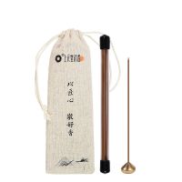 天然沉香线香安神助眠香家用室内净化空气有火香薰香炉线香送香插 [便携装]10.5cm/约12根