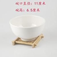 塑料碗米饭碗汤碗吃饭碗密胺饭店碗1件10个装商用快餐店小碗批发 2146白色A3级10个装