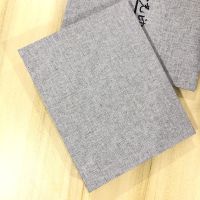 高档相册棉麻布艺diy相册本 手工制作影集粘贴式情侣纪念册同学录 灰色 DIY棉麻布艺相册 +角贴+笔