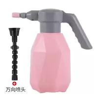 亲居电动喷水壶浇花种菜消毒家用无打压简约加厚庭院洗车粉蓝喷壶 粉色(收藏加购送万向喷头)