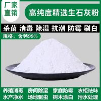 生石灰粉块房间衣柜仓库室内除湿神器杀菌养殖消毒净化水质干燥剂 精选优质石灰粉500g装