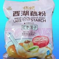 西湖藕粉荣荣世家正宗杭州特产藕粉570g独立19小包装杂粮冲饮品 红枣莲子味 1袋