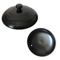 耐高温陶瓷砂锅盖子干烧锅盖各种型号砂锅煲盖汤锅盖煲仔饭石锅盖 15厘米黑色盖子