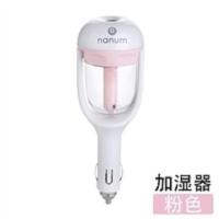 汽车制冷除热车载加湿器喷雾香薰消除异味车内用空气净化器通用款 粉色(拍下送一瓶补充精油) 默认