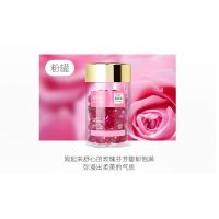 印尼巴厘岛Ellips护发精油胶囊改善头发毛躁卷发精华油修复干枯发 粉色[修护受损]霍霍巴油50ml