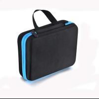 新品多特瑞30格精油收纳包15ml精油瓶收纳整理包EVA精油盒便携带 天蓝色/送精油贴纸