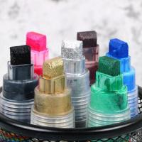 越洋大容量油漆笔涂鸦彩笔10毫米线幅粗大笔头油漆轮胎记号笔彩笔 白色