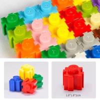 儿童钻石颗粒积木3-6-9-11早教DIY益智创意男女孩拼插拼装玩具 钻石积木100粒[袋装]+送图纸