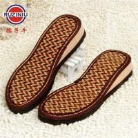 孺子牛鞋底 夏季手工拖鞋底 防滑耐磨竹凉古藤龙女手工编织凉鞋底 古藤龙女底 35