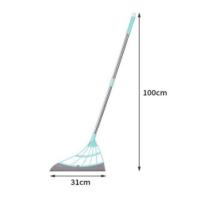 犒芬日本黑科技除尘扫把魔术硅胶扫把DHP玻璃清洁刮刮乐一刮即净 绿色*1