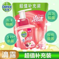 滴露泡沫洗手液樱桃家用儿童宝宝抑菌杀菌清洁按压瓶补充装 [试用装不推荐]樱桃袋装225ml