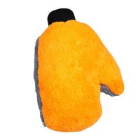 双面雪尼尔珊瑚绒防水洗车擦刷车专用手套不伤漆熊掌毛绒清洁手套 姆指 手套: 1只