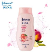 强生美肌恒日水嫩沐浴露男女滋润保湿水蜜桃沐浴乳持久留香家庭装 [单瓶便携装]蜜桃水嫩400g