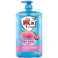 雕牌洗洁精 洗涤灵冷水去油洗洁精厨房家庭装家用实惠不伤手 雕牌水蜜桃洗洁精2斤装[1瓶]