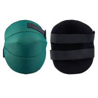 劳保工作护膝 朝圣拜佛跪地擦地板打蜡美缝 木工劳动耐磨防滑护具 绿色一对装