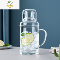 YICHENG玻璃冷水壶家用大容量耐热冰箱夏储水瓶凉白开果汁茶壶套装茶具