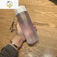 YICHENG创意多边形塑料水杯女男学生磨砂韩版杯子ins潮流太空杯便携茶杯