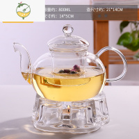 YICHENG耐热高温玻璃泡茶壶花茶壶花草茶壶普洱功夫红茶具过滤冲茶器