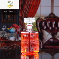 YICHENG一斤装透明玻璃酒瓶红酒瓶密封葡萄泡酒瓶白酒瓶小酒瓶空酒瓶 中钻1000ml酒具