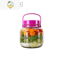 YICHENG泡酒瓶玻璃瓶子带龙头家用泡菜坛子腌菜缸20斤带盖糖蒜密封玻璃罐 2斤加厚无龙头酒具