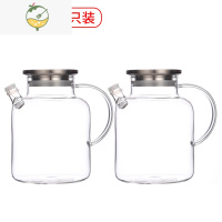 YICHENG玻璃泡酒瓶酿酒罐专用酒瓶空瓶酒坛杨梅酒容器青梅果酒瓶密封罐 3斤带把手密封泡酒壶 不锈钢盖子 2只装酒具