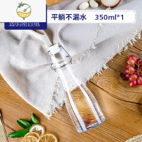 YICHENG泡酒玻璃瓶专用透明带盖密封瓶酒瓶空瓶白酒蜂蜜酿酒瓶子家用 350ml单只( 送漏斗)酒具
