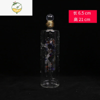 YICHENG新款500玻璃直管龙白酒瓶泡酒瓶1.2.3斤酿酒瓶高硼硅工艺品瓶子 1斤彩龙酒具