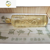 YICHENG泡酒专用酒瓶直管龙玻璃瓶家用高级加厚密封泡酒瓶透明玻璃空酒瓶 1斤内白龙(口径2厘米酒具