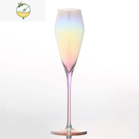 YICHENG将彩虹带上餐桌 高颜值水晶杯 彩虹白葡萄酒杯香槟杯红酒杯 彩虹水晶香槟葡萄酒杯