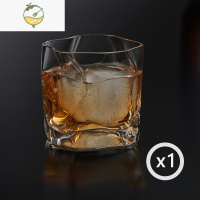 YICHENG纪念款 日式威士忌水晶啤酒杯酒杯 水晶玻璃烈酒杯洋酒杯个性创意 单只透明款