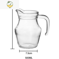 YICHENG加厚玻璃分酒壶红酒醒酒器 KTV洋酒小号扎壶公杯 500ML鸭嘴壶酒具