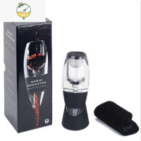 YICHENG红酒快速醒酒器 葡萄酒魔术快速倒酒器 过滤器 分酒器 黑黑 单个醒酒器酒具
