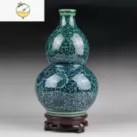 YICHENG景德镇陶瓷器仿古青花瓷迷你小花插花瓶家居装饰品博古架摆件