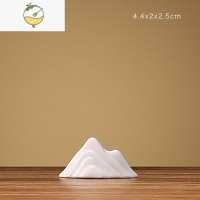 YICHENG白瓷假山小摆件创意微景观造景陶瓷客厅玄关中式装饰品摆设