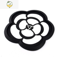 YICHENG汽车摆件仿真花车载陶瓷盆栽车内装饰吉祥果植物车载创意香水香薰 山茶花防滑垫