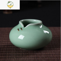 YICHENG青瓷创意摆件桌面简约时尚小花器家居装饰品水培花插绿植复古 灰色 矮旗袍弟梅