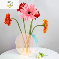 YICHENG北欧ins风亚克力现代居家简约客厅插花花器桌面装饰摆件 炫彩圆梦