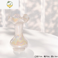 YICHENGins轻奢梦幻鲜花陶瓷花瓶家居装饰干花客厅桌面家居摆件花器 语梦.中款(梦幻粉)