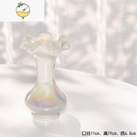 YICHENGins轻奢梦幻鲜花陶瓷花瓶家居装饰干花客厅桌面家居摆件花器 语梦.中款(梦幻白)