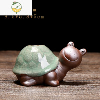 YICHENG创意家居装饰品摆件水养绿萝花插花瓶陶瓷水培花盆容器 MY-水培小乌龟 小
