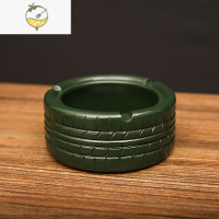 YICHENG创意个性潮流轻奢轮胎烟灰缸家用客厅大气商用烟缸防飞灰摆件 做旧绿色