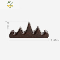 YICHENG毛笔架笔搁陶瓷笔山书法用具笔挂实木架子创意笔架文房四宝摆件笔托学生放毛笔的小笔搁小笔山日式笔台