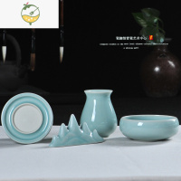 YICHENG文房四宝套装笔墨纸砚精品笔洗三件套笔筒砚台笔架成人毛笔摆件