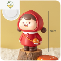 YICHENG小摆件娃娃办公室客厅桌面卧室装饰品物件可爱幸福感礼物礼品