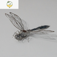 YICHENG金属蜻蜓丨手工拼图学生宿舍办公桌面摆件益智玩具创意生日礼物