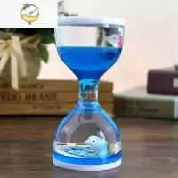YICHENG创意抖音新款果冻色钻石油漏沙漏油滴计时器摆件减压学生生日礼物