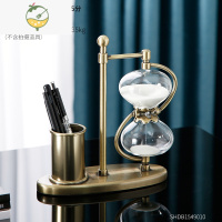 YICHENG北欧书桌书柜笔筒沙漏办公室桌面装饰品摆件创意轻奢男生礼物