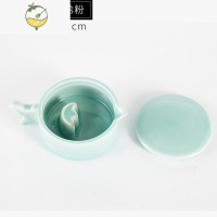 YICHENG陶瓷墨盘墨盒墨碟墨蝶墨水砚台专用带盖笔洗三件套文房四宝书法用品国画工具搁笔台笔山笔舔毛笔字洗笔缸摆件