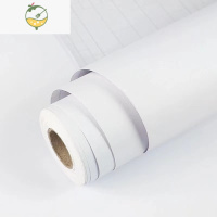 YICHENG白色墙纸自粘防水卧室家具翻新柜子贴纸背景墙贴学生寝室宿舍壁纸 纯白(40厘米宽 5米长)收藏加急发货-赠贴